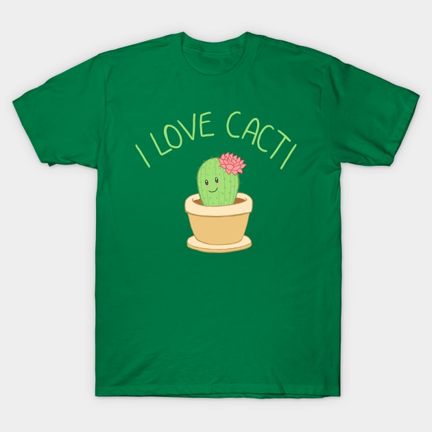 I Love Cacti T-Shirt by icecat8